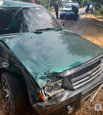 Підліток на мотоциклі потрапив у аварію в Харківській області 