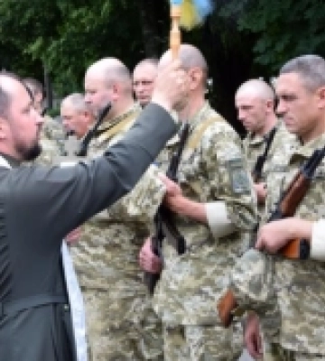 У Луцьку склали військову присягу прикордонники-новобранці 