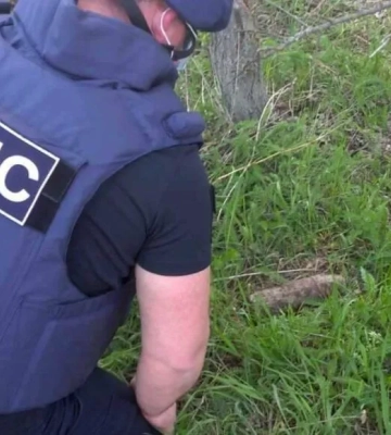 Піротехніки ДСНС знищили міну, що виявили в Ужгороді