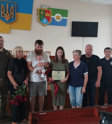 Рідні полеглого Героя з Волині отримали його посмертну нагороду