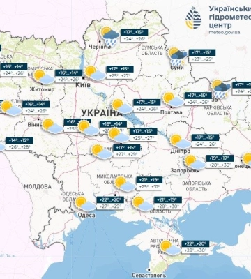 В Україні стане тепліше: якою буде погода у Дніпрі 8 серпня