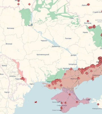 DeepState: на Донеччині Сили оборони відкинули росіян у Нью-Йорку, проте ворог захопив Сергіївку