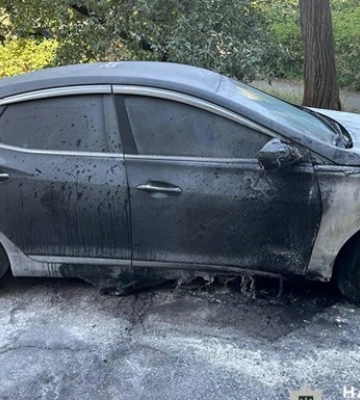 В Киеве сожгли автомобиль общественной активистки