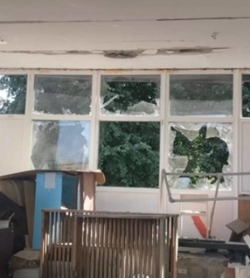 Росіяни вдарили дроном по дитсадку на Харківщині