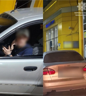 У Рівному патрульні під час комендантської години зупинили водія «під кайфом»