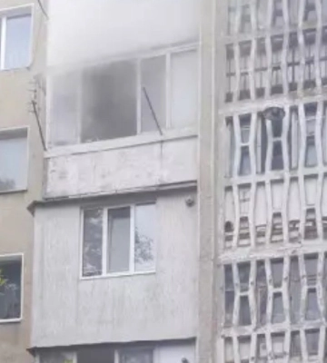 Пожежа в п’ятиповерхівці в Івано-Франківську