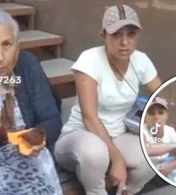 Миттєве зцілення: у Луцьку жебрачка побила перехожого дрючком (відео)