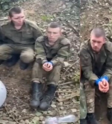 Бійці полонили вісьмох окупантів поблизу Часового Яру. ВIДЕО