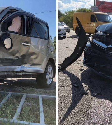 У Дніпрі на вулиці Космічній сталася аварія: є постраждалі 