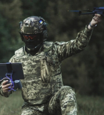 На Бахмутському напрямку збили російський розвідувальний безпілотник