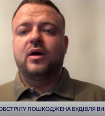 Из-за удара по учебному заведению в Харькове пострадал сторож — прокуратура