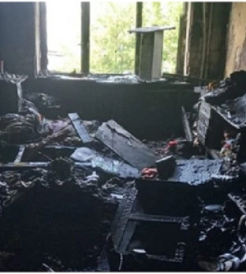 На Харківщині під час пожежі у гуртожитку загинула неповнолітня дівчина