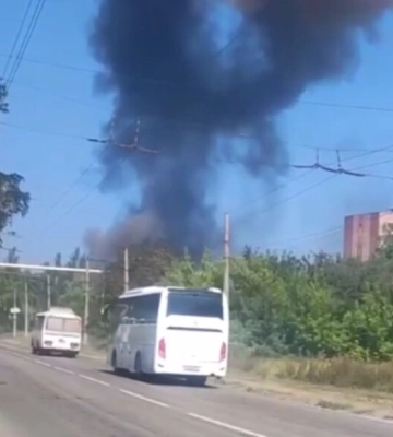 В Горловке &quot;прилетело&quot; по складам военной техники российских оккупантов