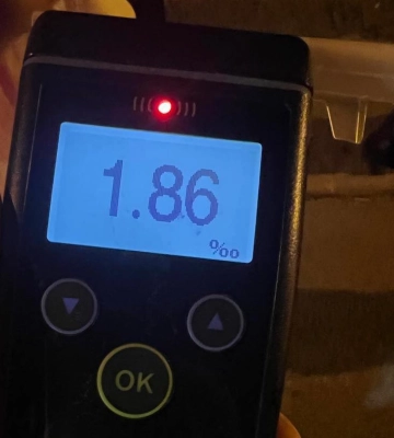Суботній улов п’яних водіїв на дорогах Харківщини: копи показали “драгери”