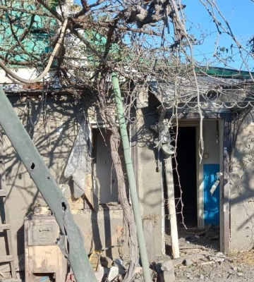 Через обстріл військових РФ в Антонівці на Херсонщині зруйнована церква. ФОТО