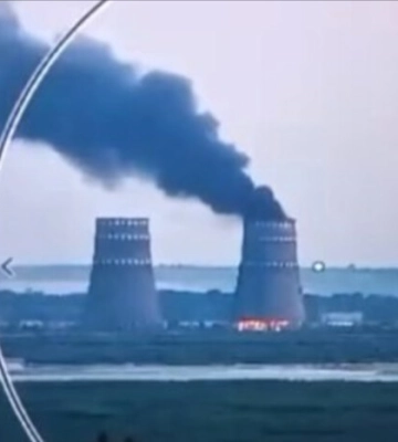 Пожежа на території Запорізької АЕС припинилася