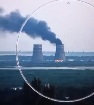 Дніпропетровська ОВА: пожежа на ЗАЕС припинилася