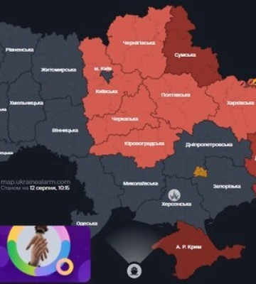 В Киевской и ряде областей объявляли воздушную тревогу: в Миргороде раздались взрывы (обновлено)