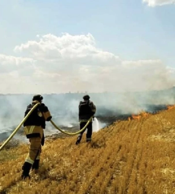 Російські обстріли спричинили 12 пожеж на Херсонщині