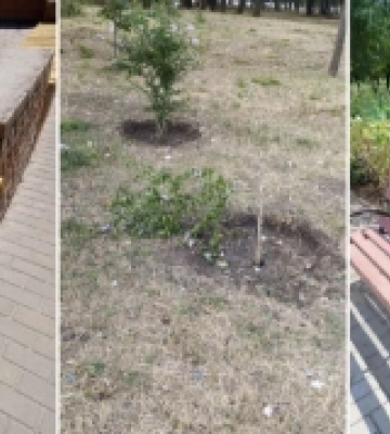 У Миколаєві невідомі вандали зіпсували міське майно