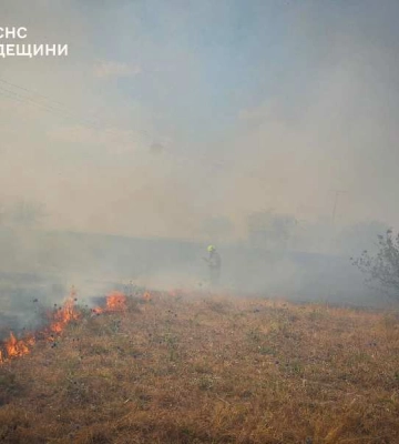 Одеські рятувальники допомагали гасити масштабну лісову пожежу