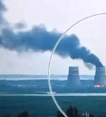МАГАТЕ не знає причину пожежі на Запорізькій АЕС