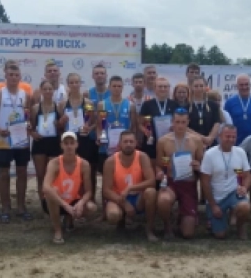 Старовижівські спортсмени взяли участь в обласному фестивалі з пляжного волейболу