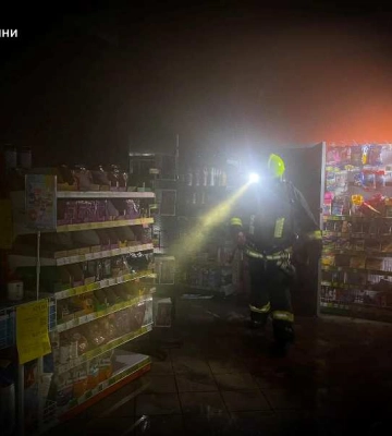 У Приморському районі Одеси горів магазин