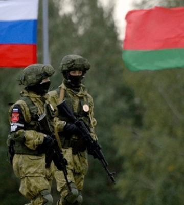 Білорусь відправила своїх військових в Росію