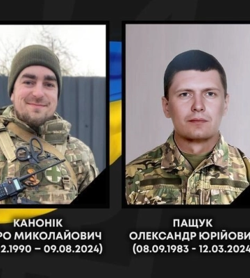 Навіки в строю: у Ковелі попрощалися з двома полеглими Героями