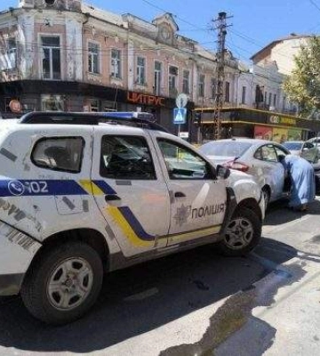 У центрі міста ДТП за участю поліції