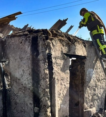 В Херсонской области из-за обстрелов возникло 11 пожаров