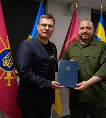 Зеленський зустрівся з міністром оборони Литви Кащюнасом в Києві. ВIДЕО