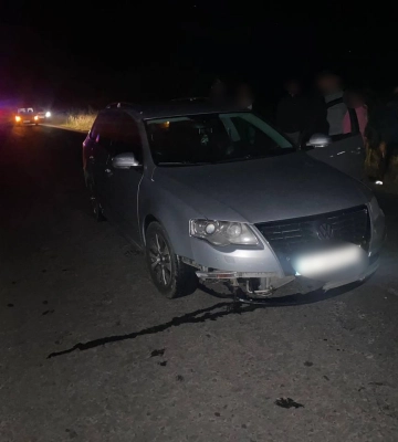 У Ковелі посеред дороги загорілася автівка 