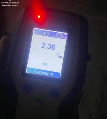 Хитався під час руху: у Сарнах патрульні виявили нетверезого неповнолітнього скутериста