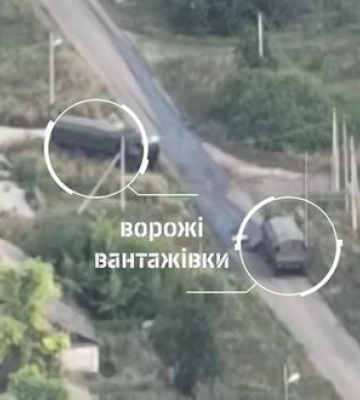 Бійці 71 ОЄБр знищили дві ворожі вантажівки разом із ворожою піхотою на Вовчанському напрямку. ВIДЕО