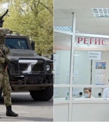 Формальности ради: в Мелитополе оккупантам официально разрешили лечиться в гражданских поликлиниках (фото, видео)