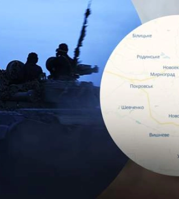 Россияне атакуют в направлении Покровска и Торецка: карта боевых действий на 15 августа