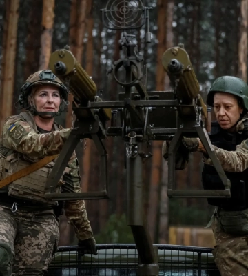 Небо над Київщиною боронять жіночі вогневі групи «Бучанські відьми»