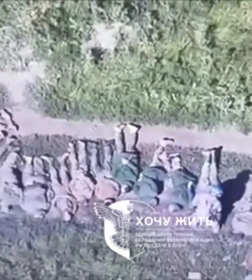 Рота російських солдатів здалася в полон у Курській області. Відео