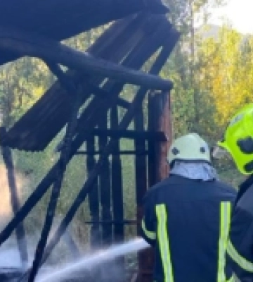 У Дубовому через пожежу сухої трави ледь не згоріли житлові будинки
