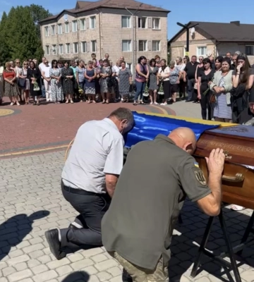 Загинув у Курській області: у Луцький район «на щиті» навіки повернувся Герой Микола Вдовенко