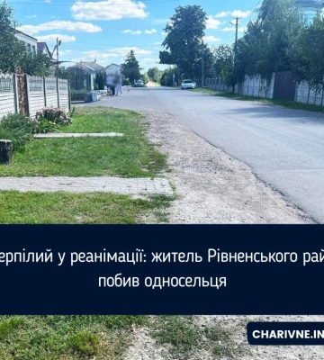 Потерпілий у реанімації: житель Рівненського району побив односельця