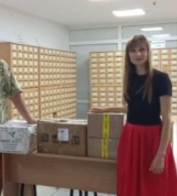 Університет у Луцьку передав книги для українських біженців за кордоном