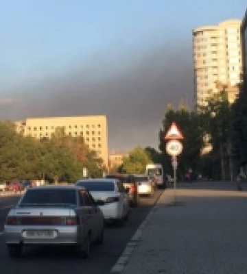 У мікрорайоні Миколаєва сталася пожежа