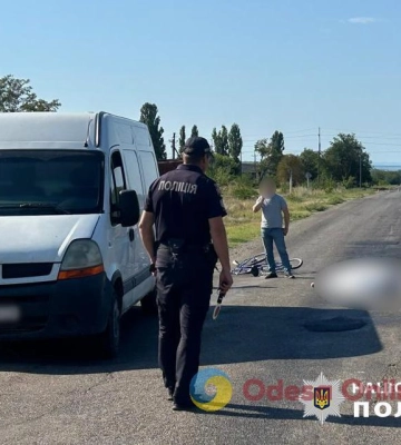 В Оксамитному під колесами мікроавтобуса загинув велосипедист