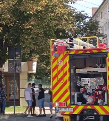 У центрі Луцька горіла багатоповерхівка