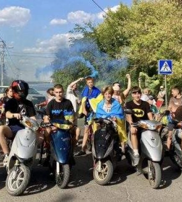До Дня молоді відбувся патріотичний веломотопробіг