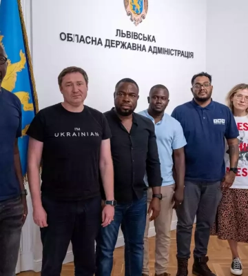 Максим Козицький зустрівся з медійниками з Африки
