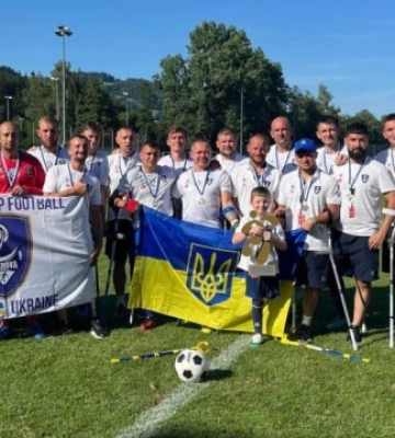 Львівська команда футболістів з ампутаціями виграла найбільший інклюзивний чемпіонат Європи